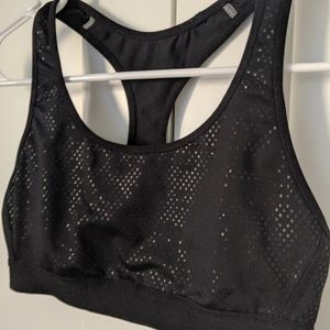 Reversible C9 Black Metalic Power Core Sports Bra